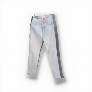 Revice Women's Tapered Jeans Blue Two-Tone Blue And Black Size 29